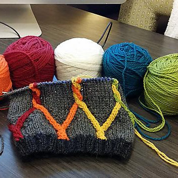 Rainbow Cable Cocoon and Hat