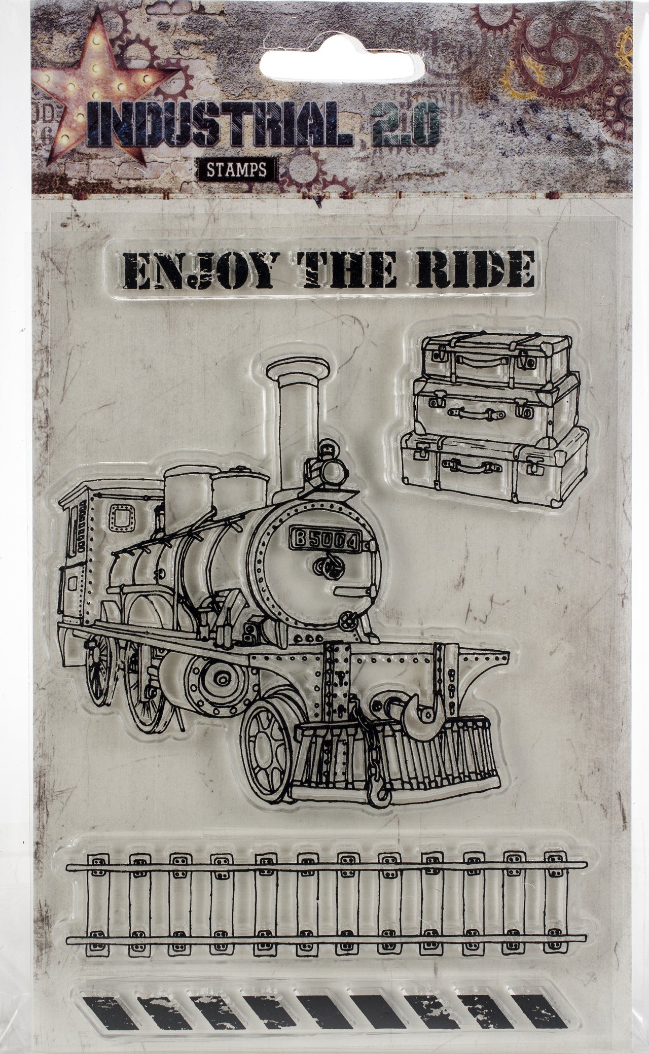 Studio Light Industrial 2.0 A6 Stamps - Enjoy The Ride