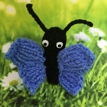 Finger puppets: 7 garden creatures: bee, snail, caterpillar, ladybird, worm, butterfly, spider