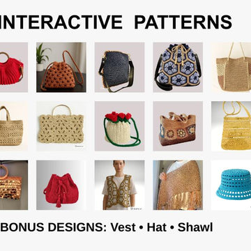 Modern Crochet Bag Pattern Collection – 15 PDF Patterns