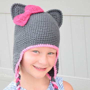 Sassy The Kitty Hat With Bow