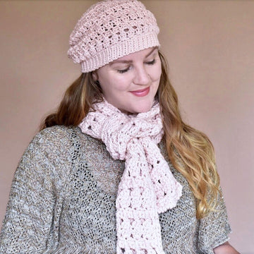 Winter Blush Beanie & Scarf