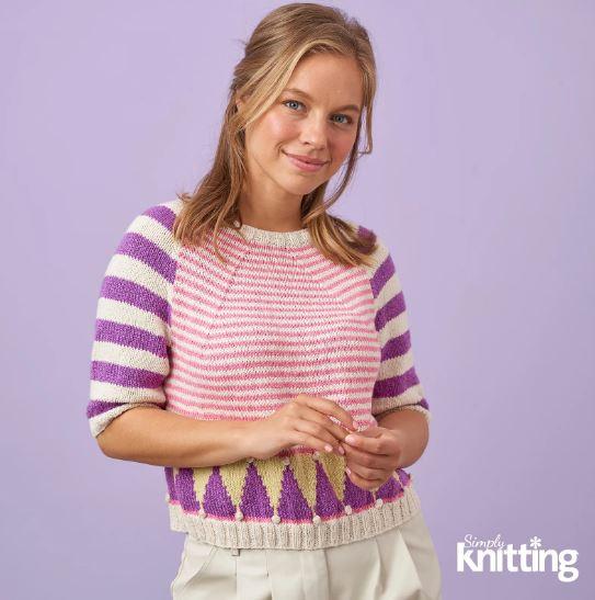 Stripes and Border Jumper