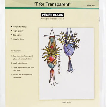 Penny Black Clear Stamps - Keep Growing