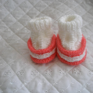 Knitting pattern for 4 types of boots 20-22" Doll, 0-3 Month Baby