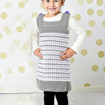 Houndstooth Jumper Dress