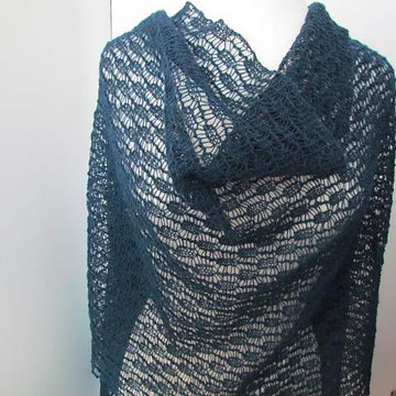 Copenhagen Reversible Mesh Lace Wrap and Scarf