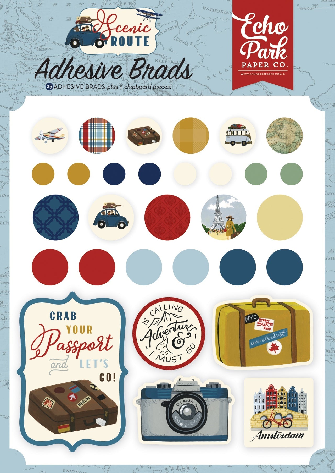Echo Park Paper Echo Park Decorative Brads - 619277