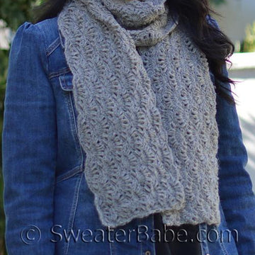 #266 Alpaca Crochet Scarf