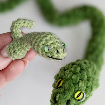 Crochet snake pattern, easy crochet amigurumi snake pattern