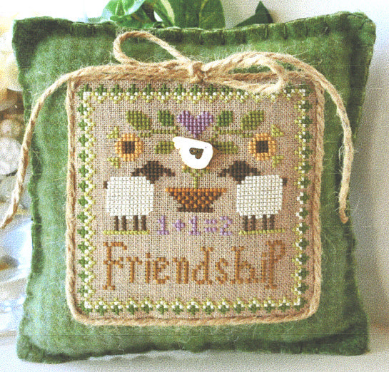 Little House Needleworks Little Sheep Virtue No. 9 - Friendship Chart - Leaflet