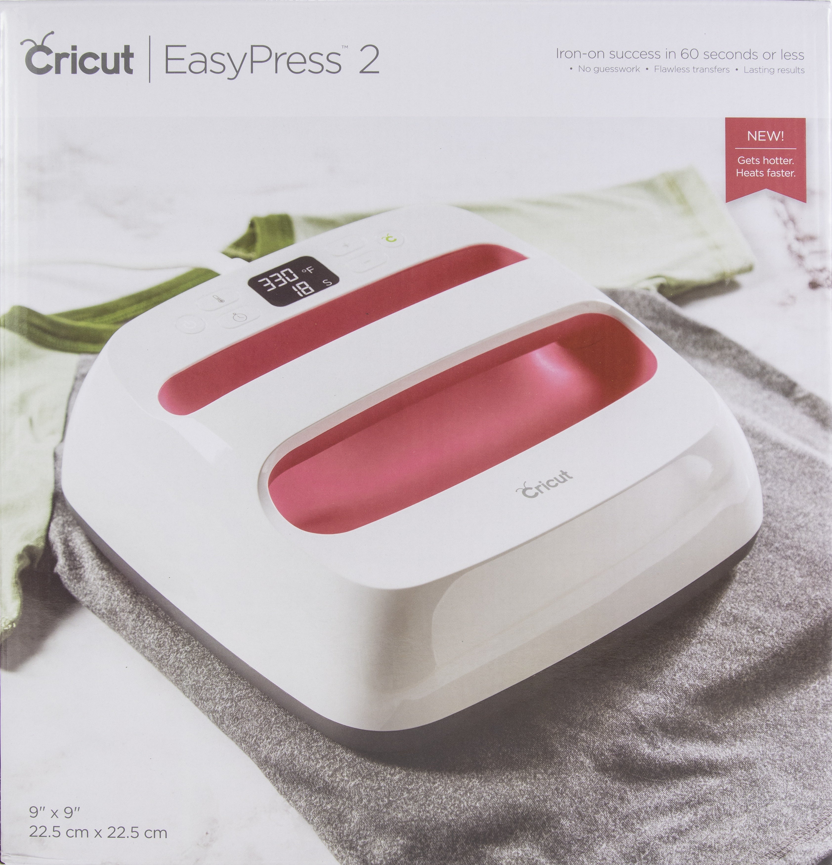 Cricut EasyPress 2 9"X9" - Raspberry