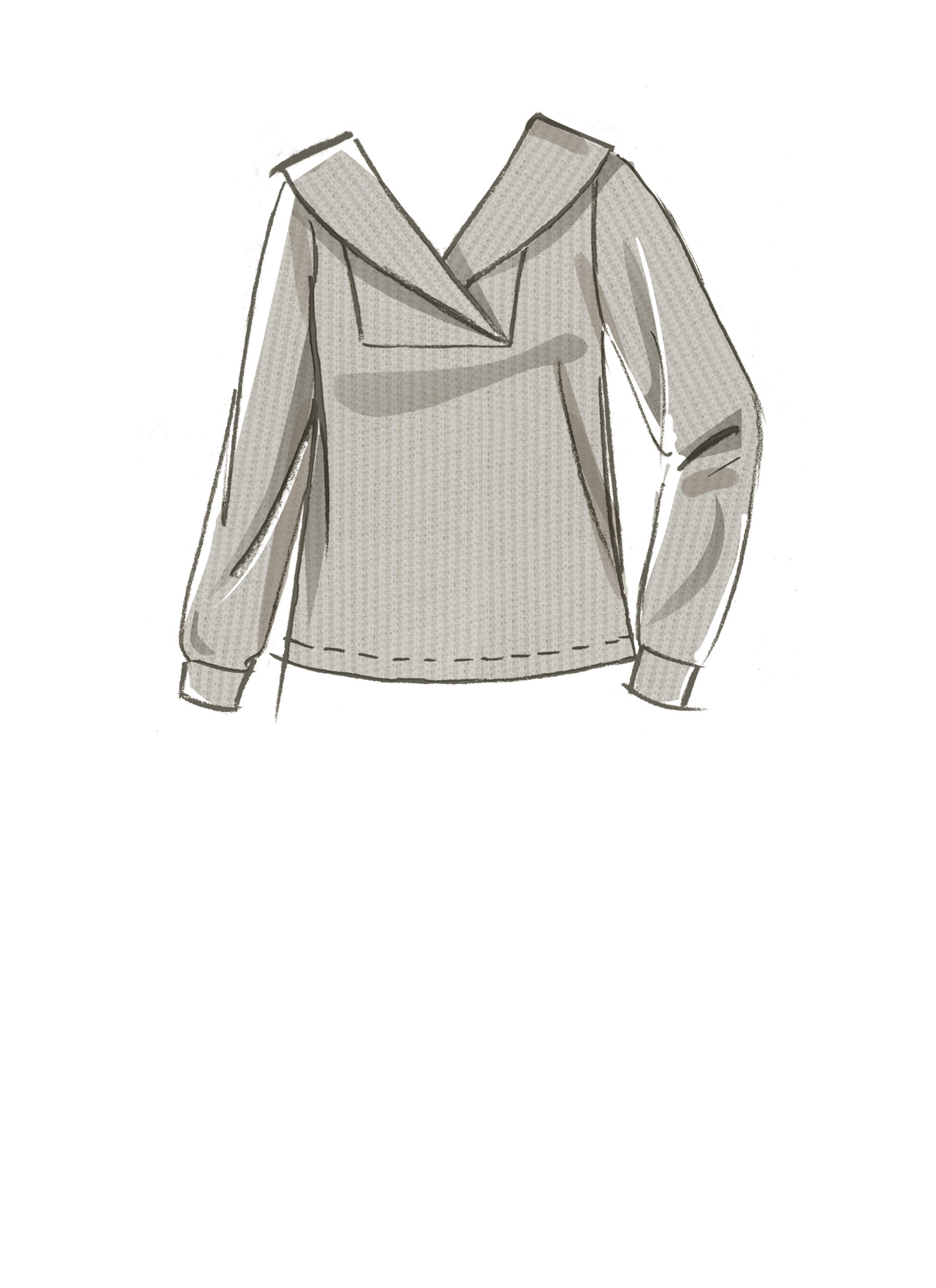 McCall's Misses' Pull-Over Top M8343 - Sewing Pattern