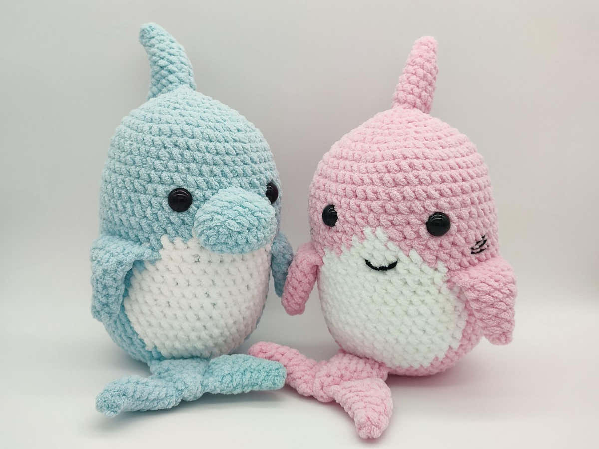 Amigurumi Shark & Dolphin