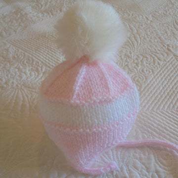 Baby Girl Winter Shoe Hat