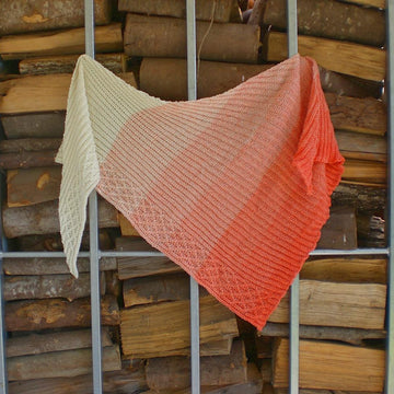 Faux Brioche Bias Shawl