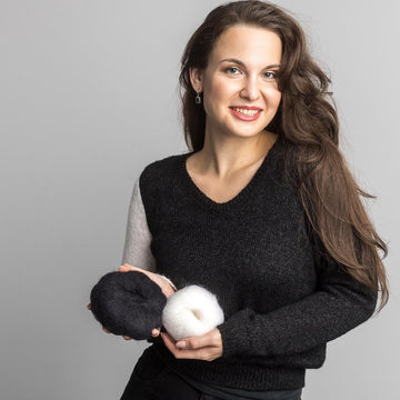 Alpaca sweater in 2 colors