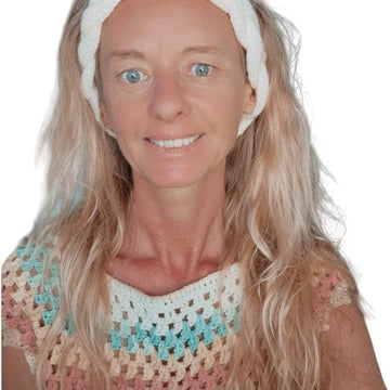 Braided Knitting headband for circular knitting machine