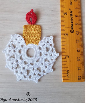 Candle Christmas decoration