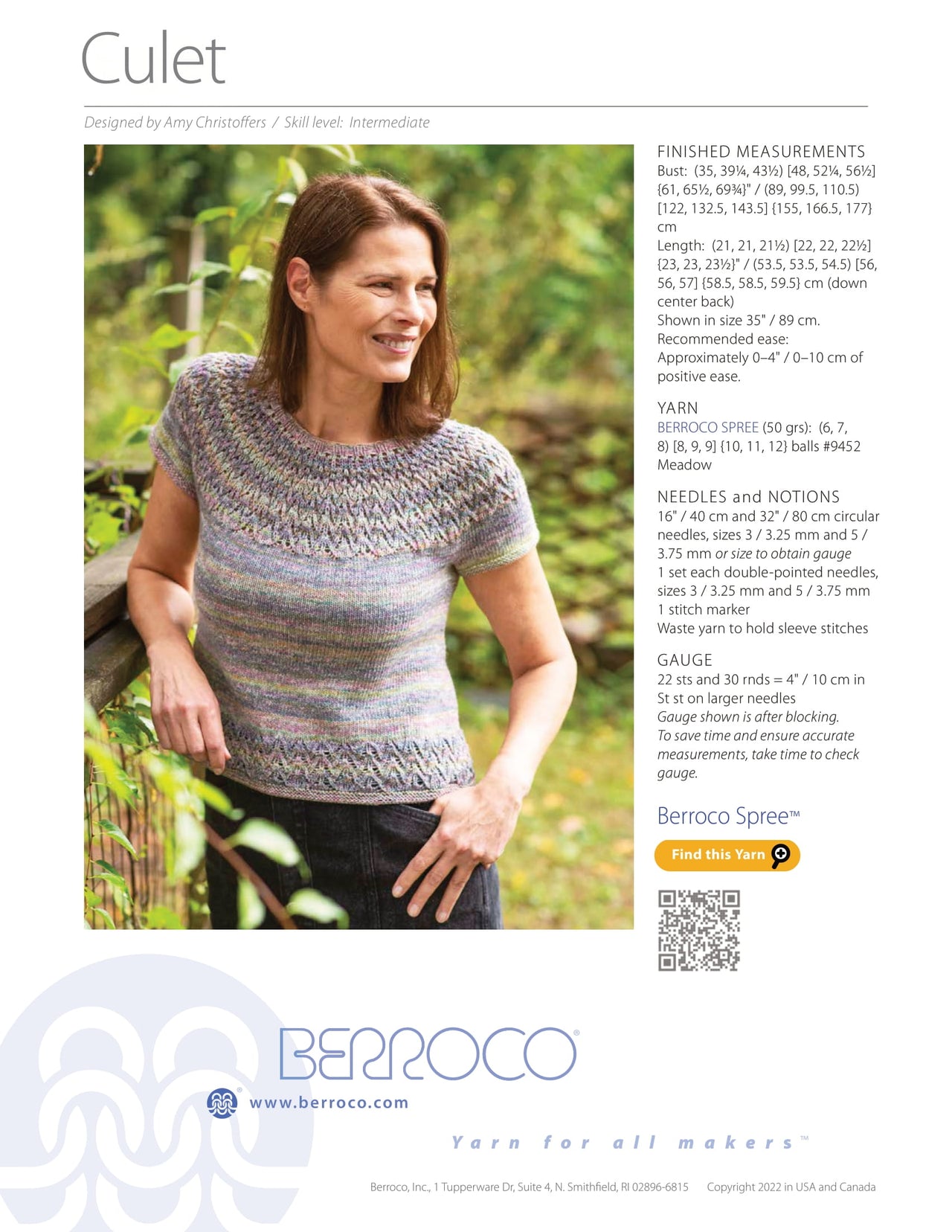 Berroco Culet PDF