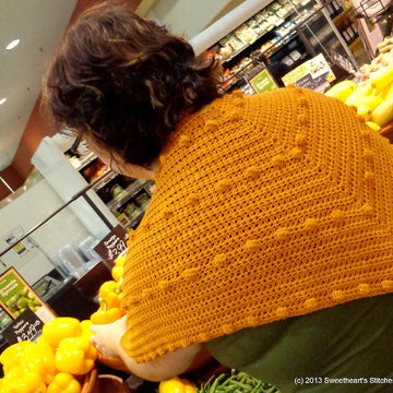 Pumpkin Spice Shawlette