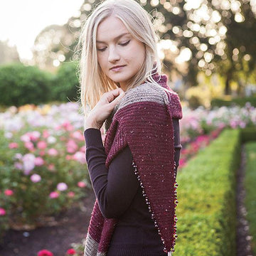 Braided and Beaded Scarf