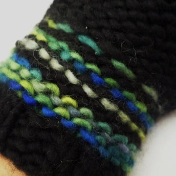 Fingerless Scrap Mitts