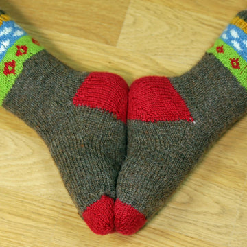 Flowers on a Sunny Day Socks