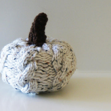 Cable Knit Pumpkins