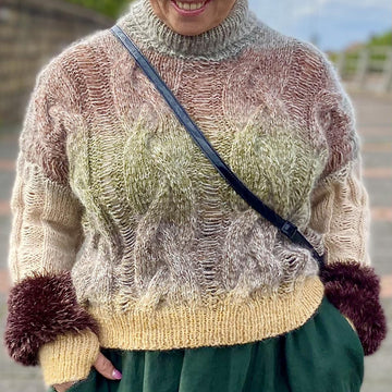 Crazy Cables Pullover
