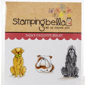 Stamping Bella Cling Stamps - Golden, Wolfhound & Bulldog