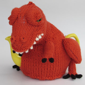 Tea-Rex Tea Cosy Knitting Pattern
