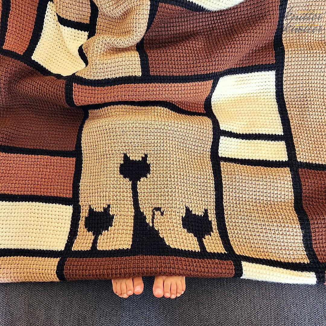 Three Little Kittens Blanket