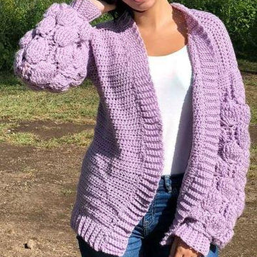Balloon Sleeves Sweater
