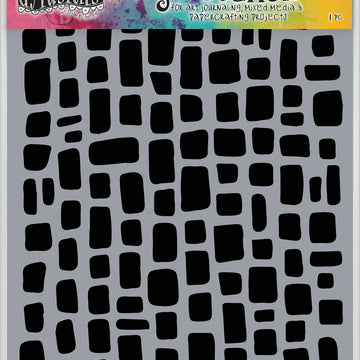 Ranger Dyan Reaveley's Dylusions Stencils 9"X12" - Sugar Lumps