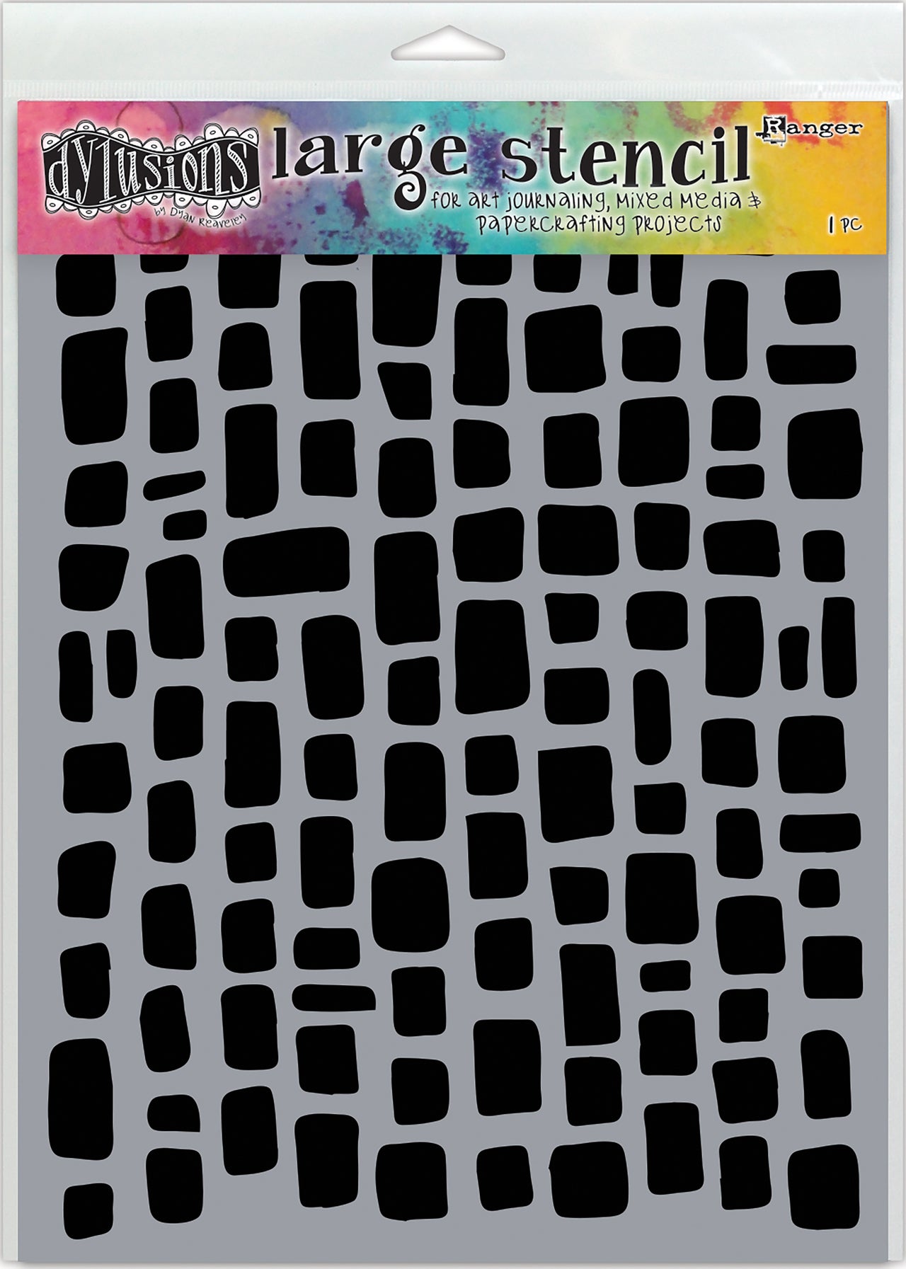 Ranger Dyan Reaveley's Dylusions Stencils 9"X12" - Sugar Lumps