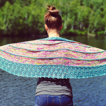 Cupcake Crescent Shawl