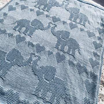 Loved up Elephants Blanket