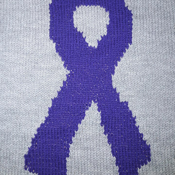 Charity Ribbon lap blanket