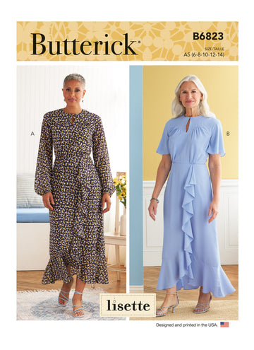 Butterick Misses' Dress B6823 - Sewing Pattern