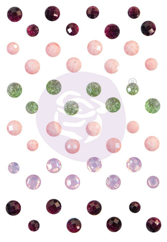 Prima Marketing Pretty Mosaic Say It In Crystals - Assorted Dots 48/Pkg