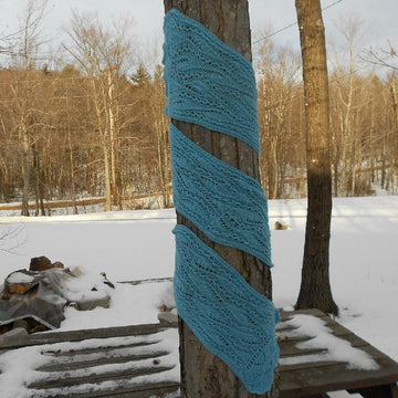 Airy Leaves Lace Scarf