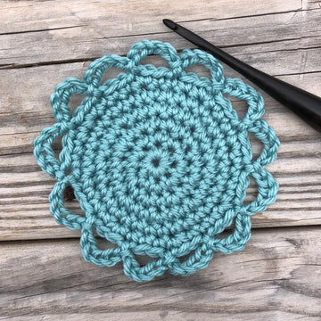 Simple Flower Coaster