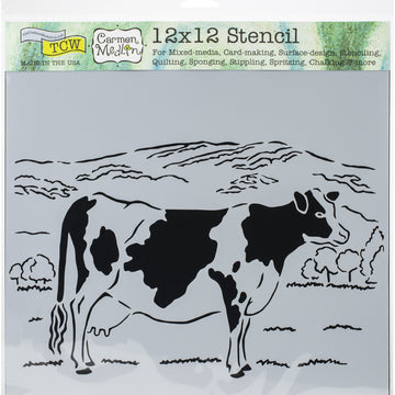 The Crafter's Workshop Crafter's Workshop Template 12"X12" - Bessie