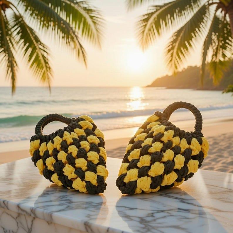 Crochet Macrame Bag Pattern – Easy Handbag PDF + Video Tutorial