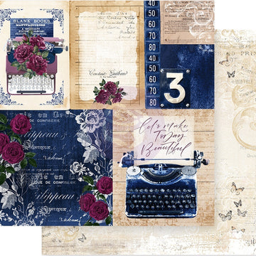 Prima Marketing Darcelle Double-Sided Cardstock 12"X12" 10/Pkg - Plot Twist