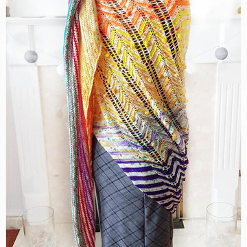 Starburst Knitted Wrap
