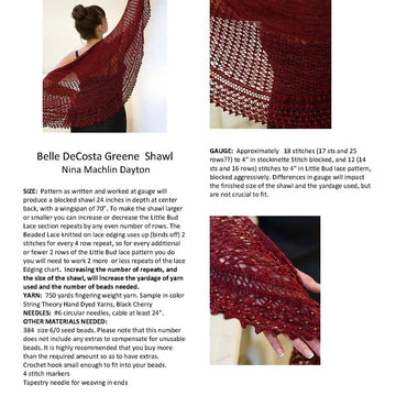 Belle Greene Shawl