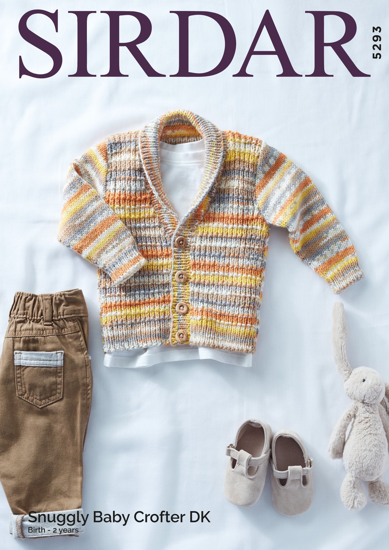 Cardigan in Sirdar Snuggly Baby Crofter DK - 5293 - Leaflet