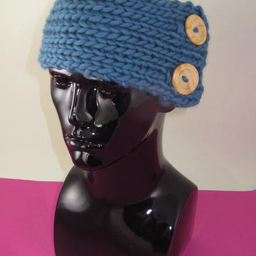 Super Chunky 1 x Ball 2 Button Headband